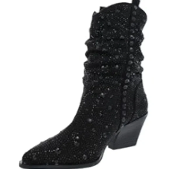 Elegant Black Women's Boots - Picture 2 of 8